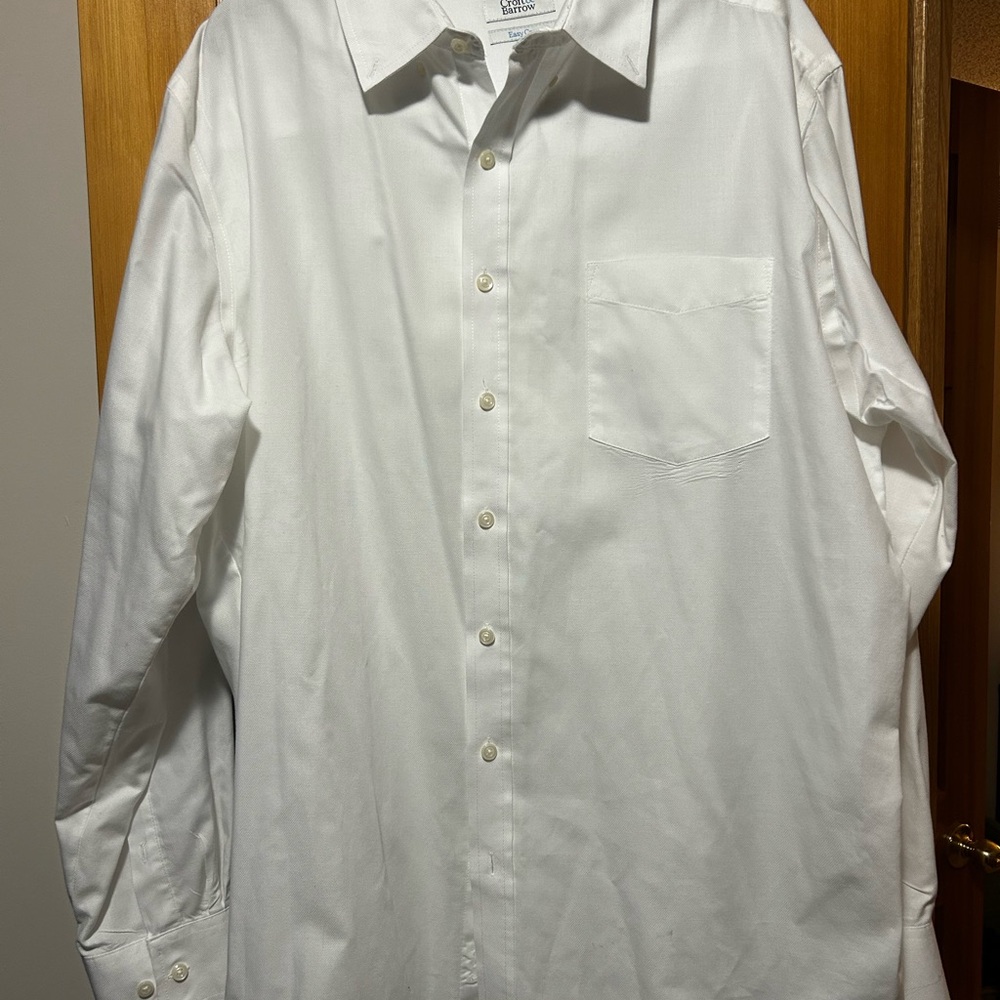 Croft & Barrow Crisp White Dress Shirt